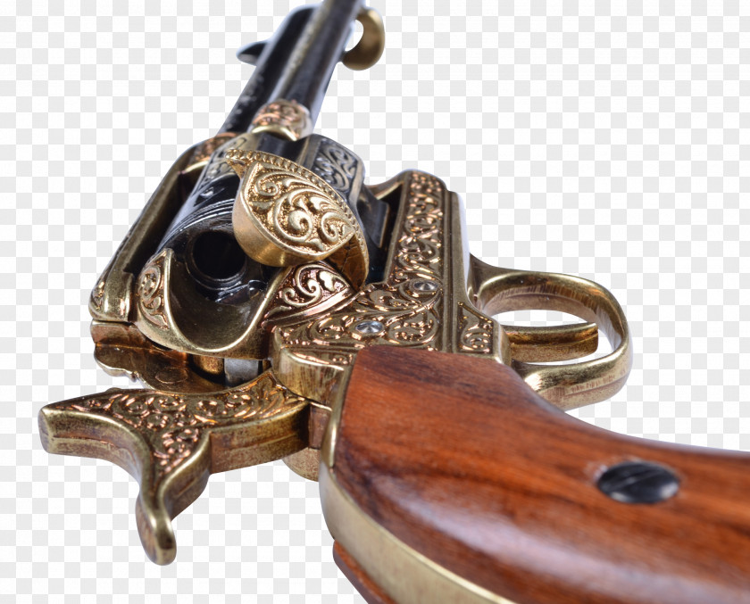 Brass Gun 01504 Firearm PNG