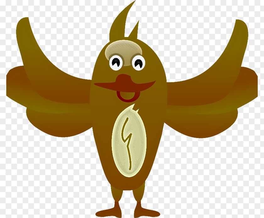 Cartoon Animation Yellow Wing Plant PNG