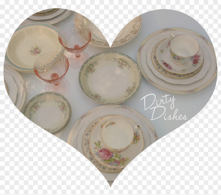 Dirty Dishes Plate Porcelain Tableware PNG