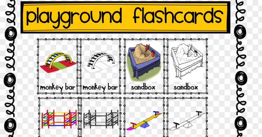 Park Vocabulary Playground Game Word PNG