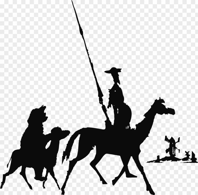 Balck Flyer Don Quixote Sancho Panza Illustration Stock Photography Alonso Quijano PNG
