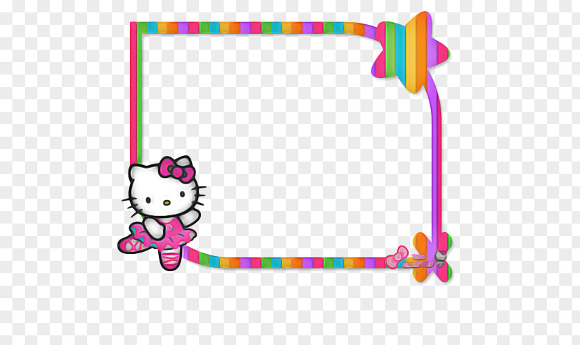 Picture Frame Painting Hello Kitty Pink PNG