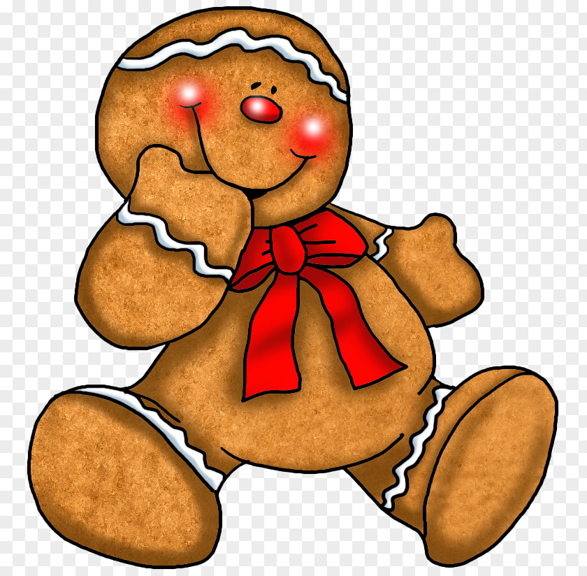 Transparent Christmas Gingerbread Ornament Man House Clip Art PNG