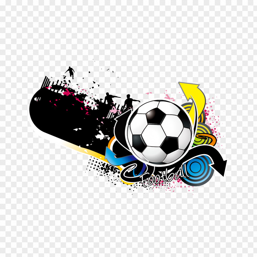 Vector Ink And Football Banner Sport Stock Photography PNG