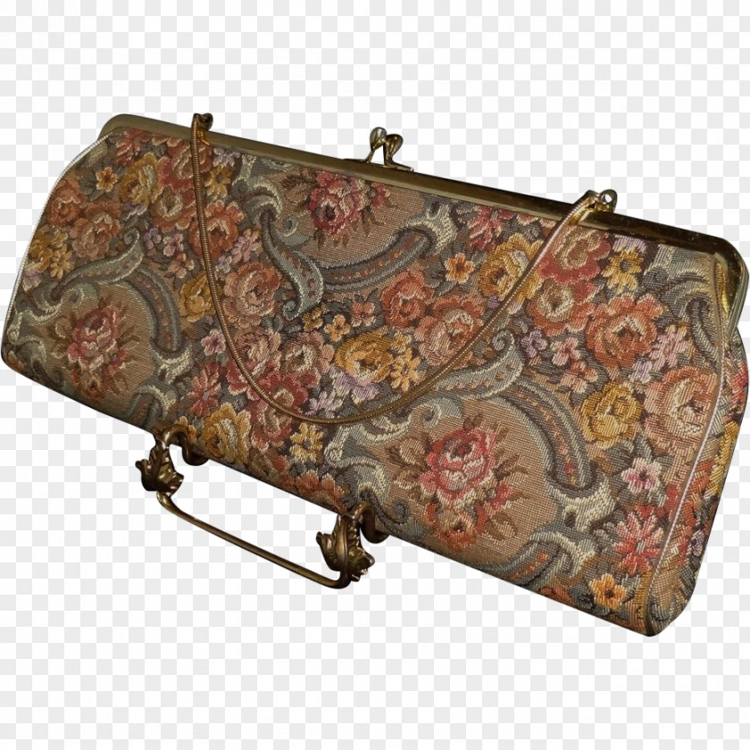 Clutch Handbag Tapestry 1950s Brocade PNG