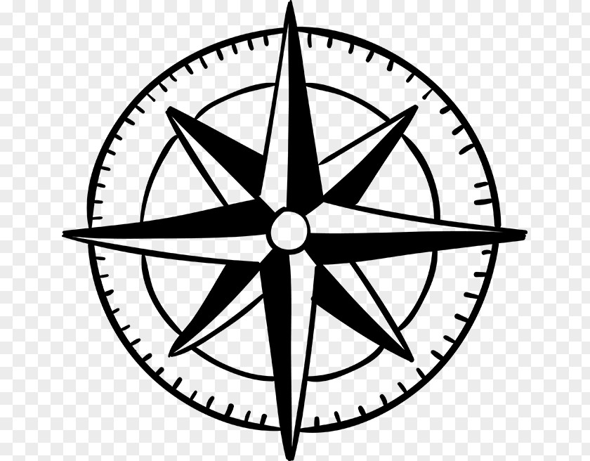 Compass Rose Clip Art PNG