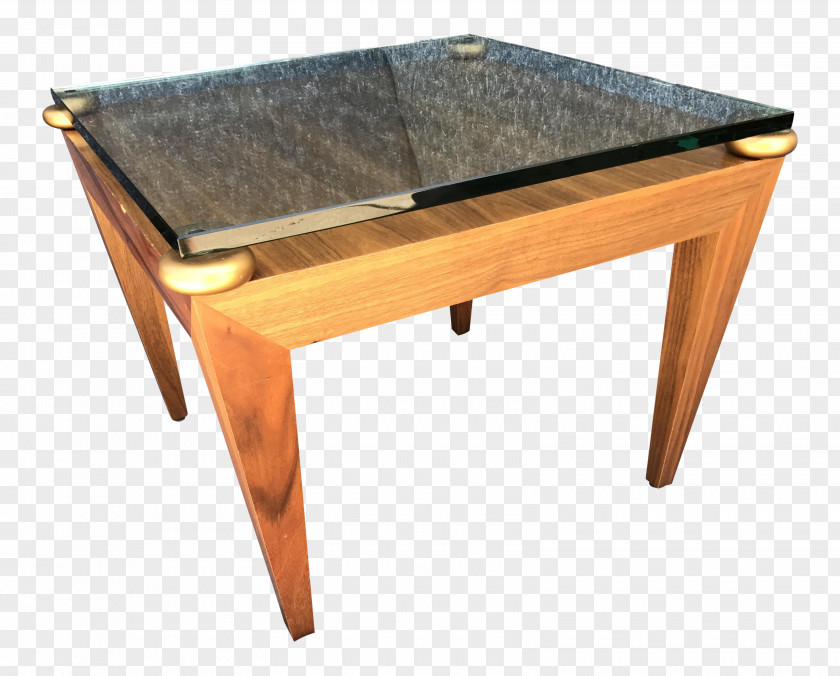 Plywood Coffee Tables Molded Beveled Glass PNG