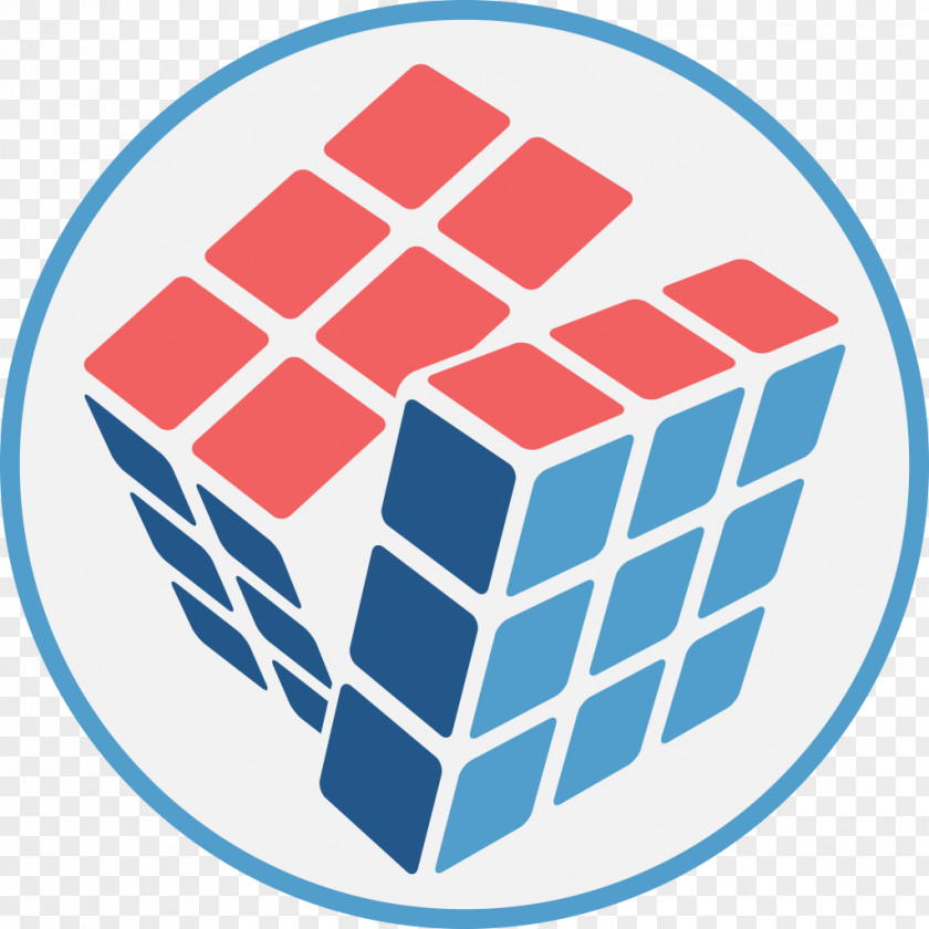 Rubik's Cube Speedcubing Logo PNG