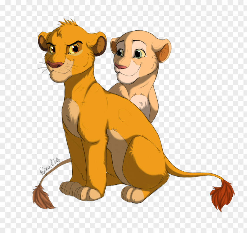 Simba Nala Lion Cat Dog PNG