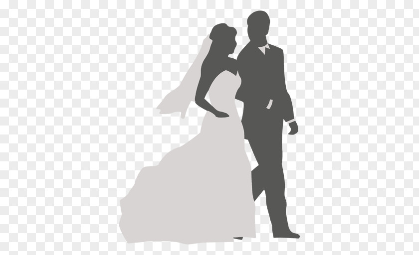 Wedding Vector Silhouette PNG