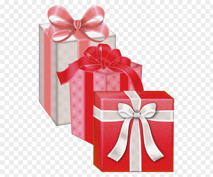 White Gift Box Christmas Clip Art PNG