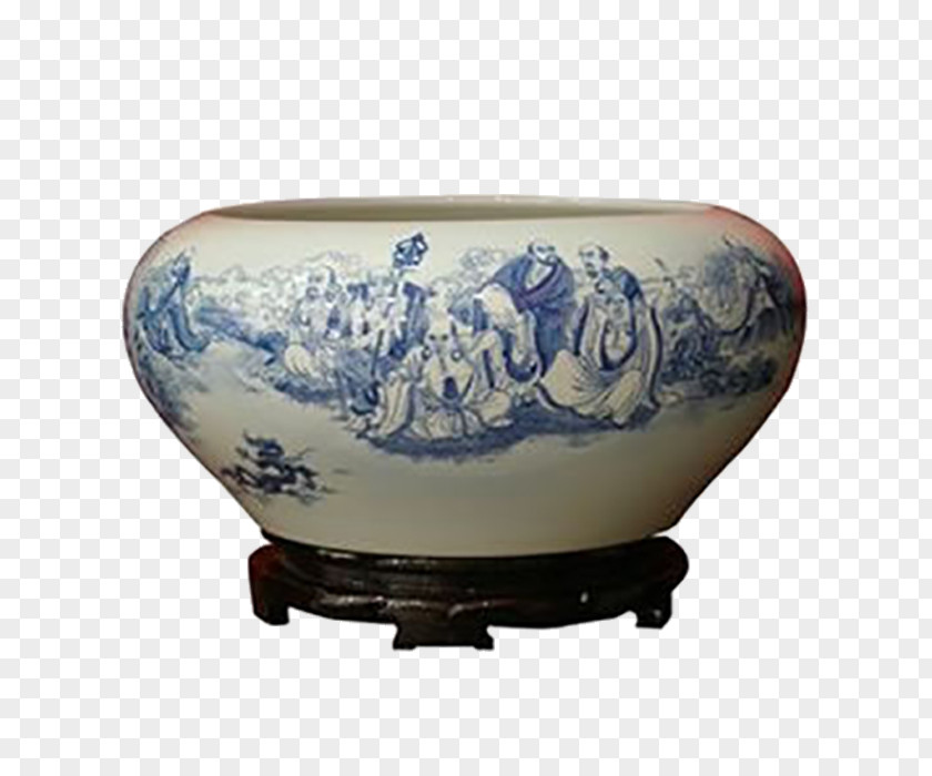 Ceramic Bottle Jingdezhen Porcelain Blue And White Pottery Chinese Ceramics PNG