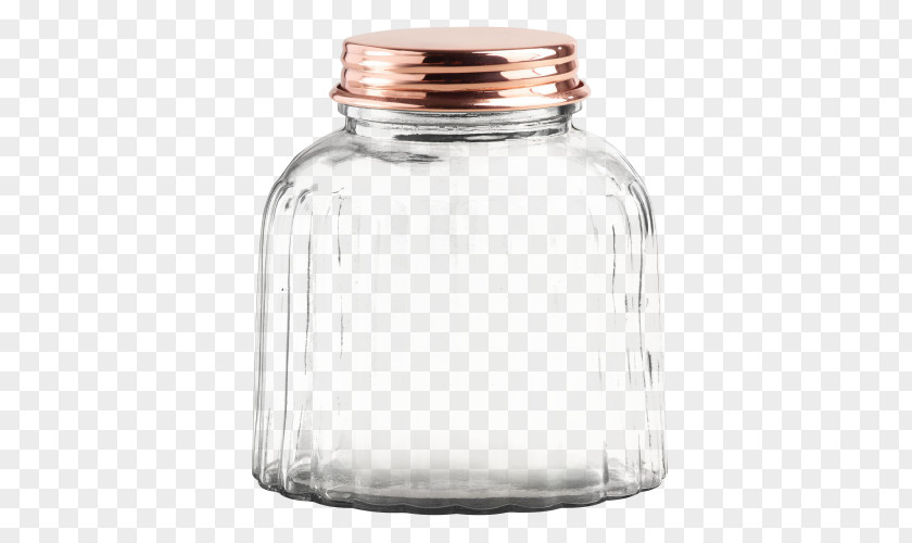 Glass Water Jar Bottle PNG