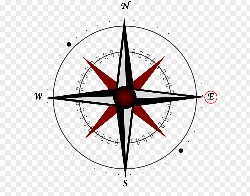 Map North Cardinal Direction Compass Rose PNG