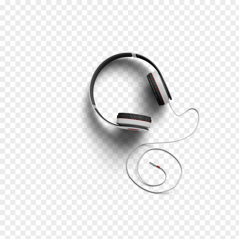 White Earphone Headphones Icon PNG