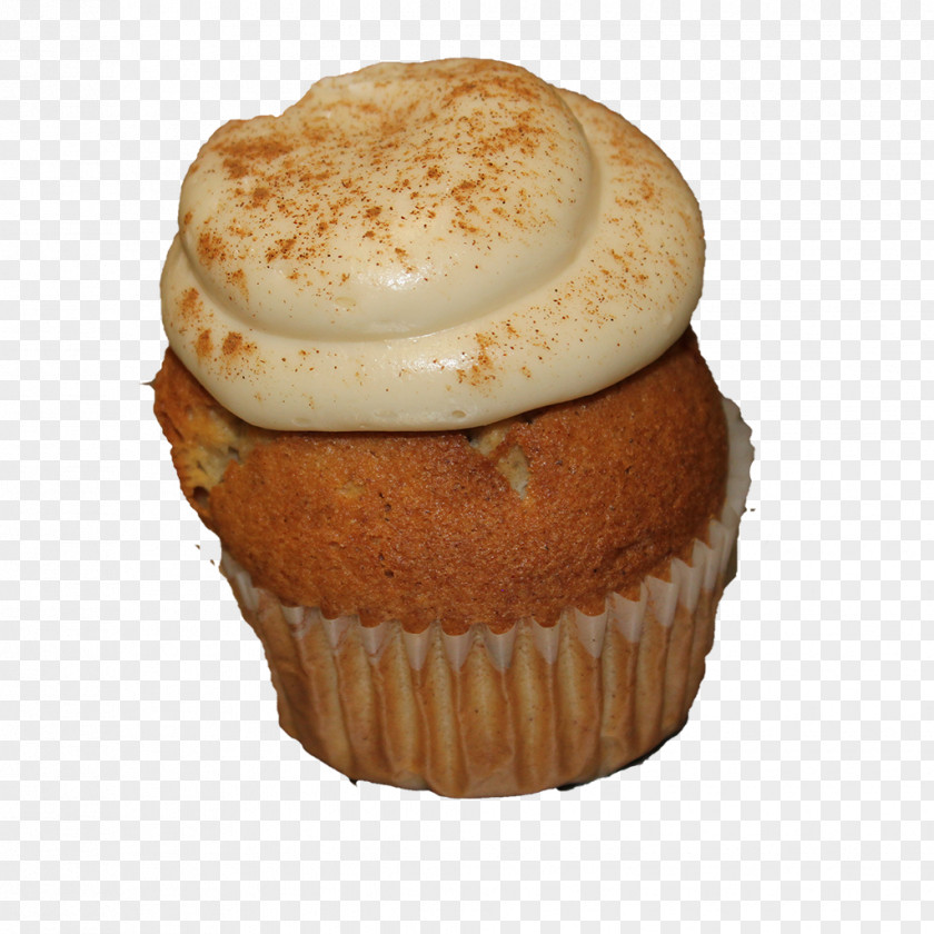 Cinnamon Cupcake Cream Frosting & Icing Muffin Roll PNG