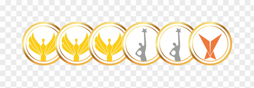 Gold Logo Font PNG