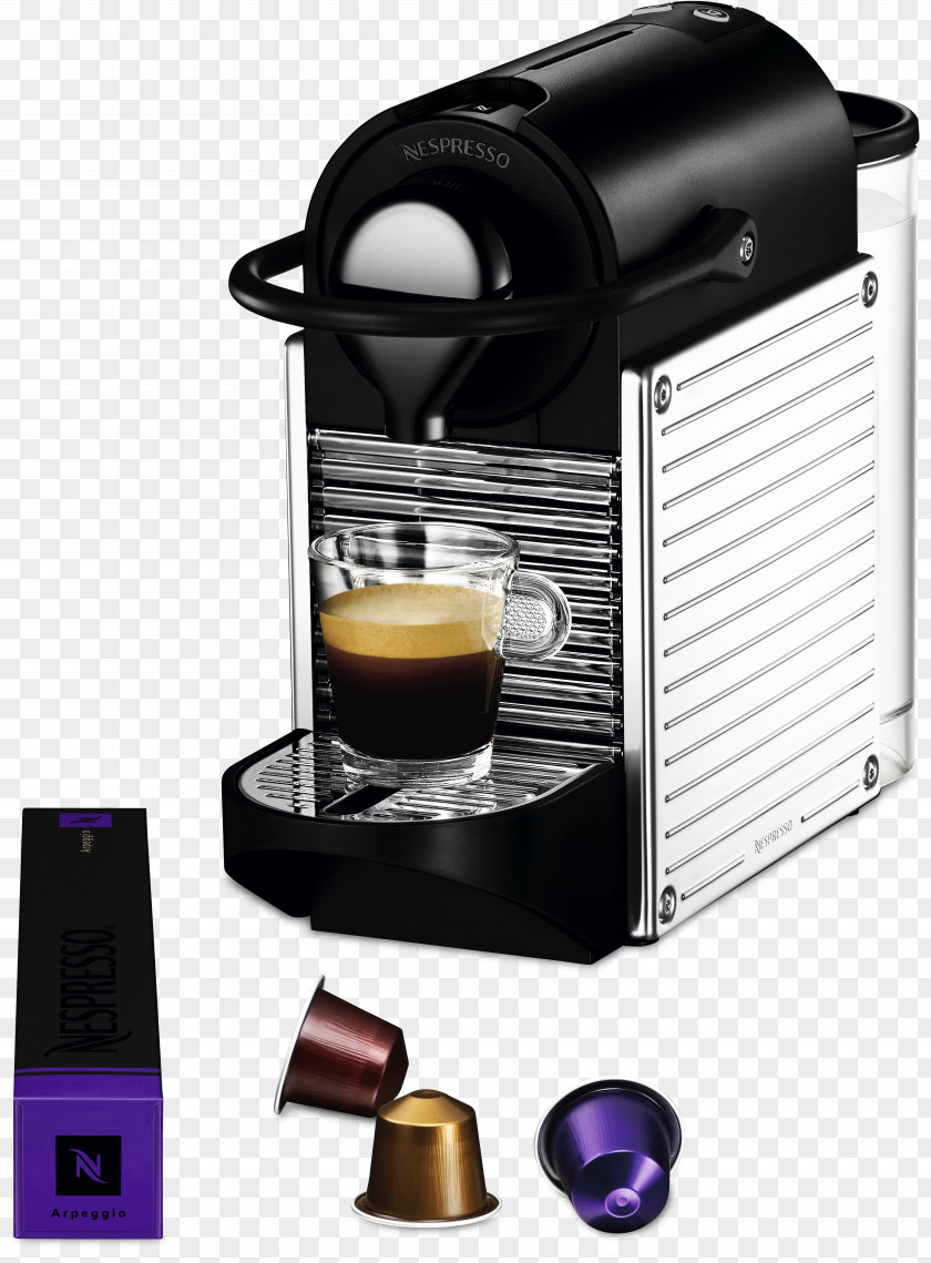 Nespresso Pixie C60 Espresso Machines Krups PNG