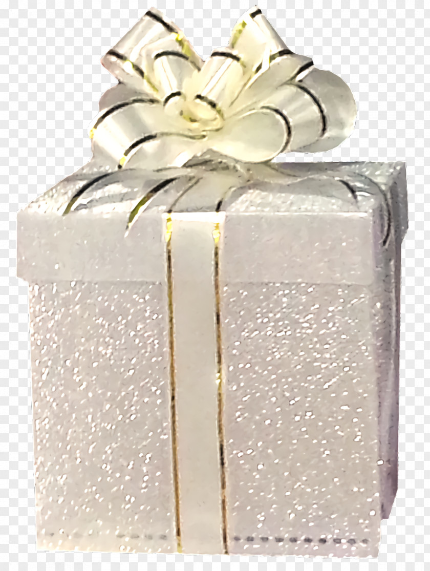 Rectangle Silver Christmas Gift New Year PNG