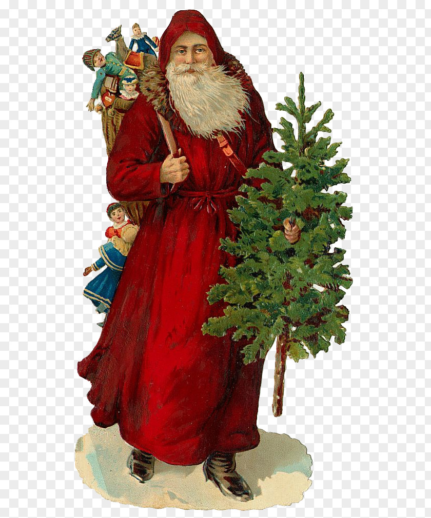 Saint Nicholas Santa Claus Victorian Era Father Christmas PNG
