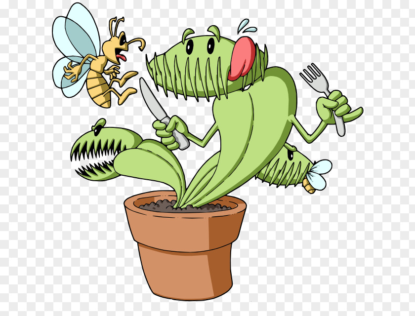 Tooth Care Cartoon Venus Flytrap Carnivorous Plant Pest Control Carnivore PNG