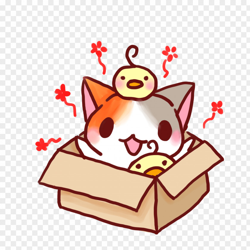 Wrapped Cat Cartoon PNG
