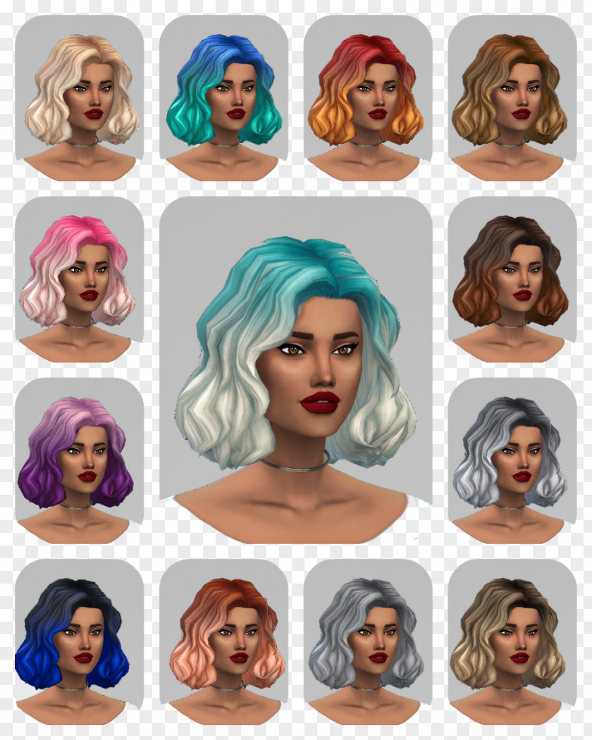 Hair The Sims 4: Vampires Hairstyle Wig PNG