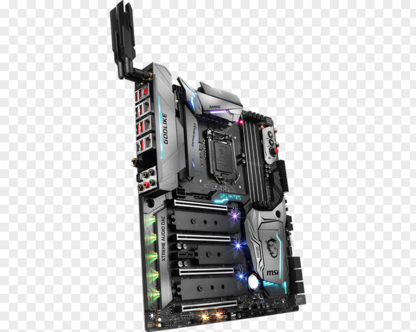 Intel Mainboard MSI Z370 GODLIKE GAMING PC Base 1151v2 Form Fac LGA 1151 Motherboard ATX PNG