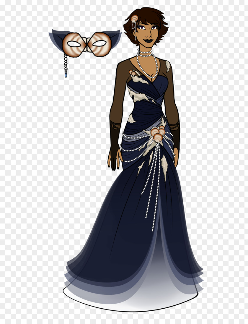 Masquerade Party Poster Dress Ball Gown Costume PNG