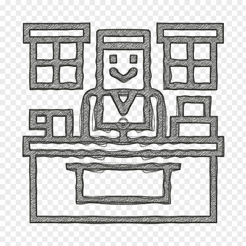 Office Icon Newspaper Architecture And City PNG