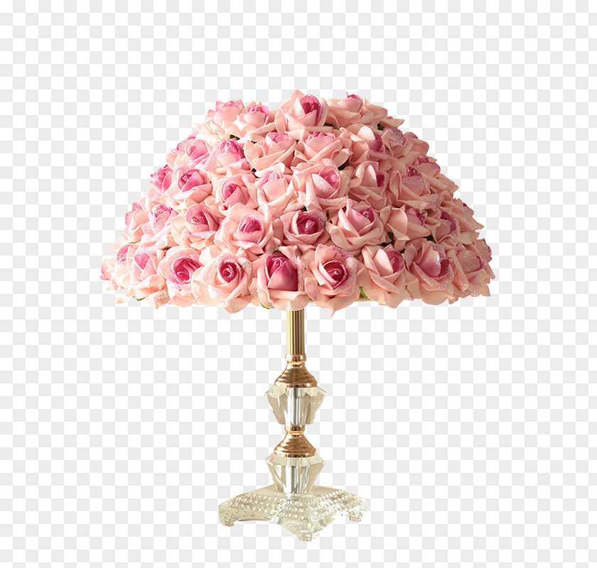 Rose Wedding Lighting Lamp Bedroom Garden PNG
