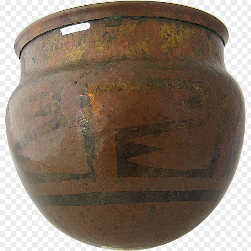 Arts & Crafts Pottery Artifact Ceramic Copper PNG