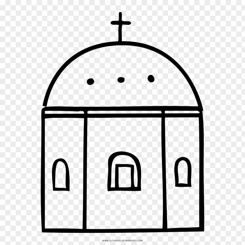 Church Christian Drawing Coloring Book PNG