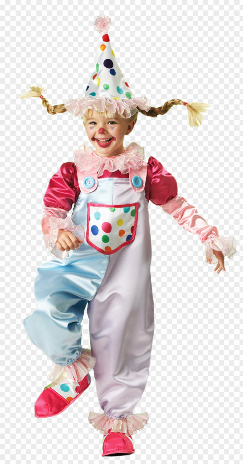 Clown Halloween Costume Child Dress PNG