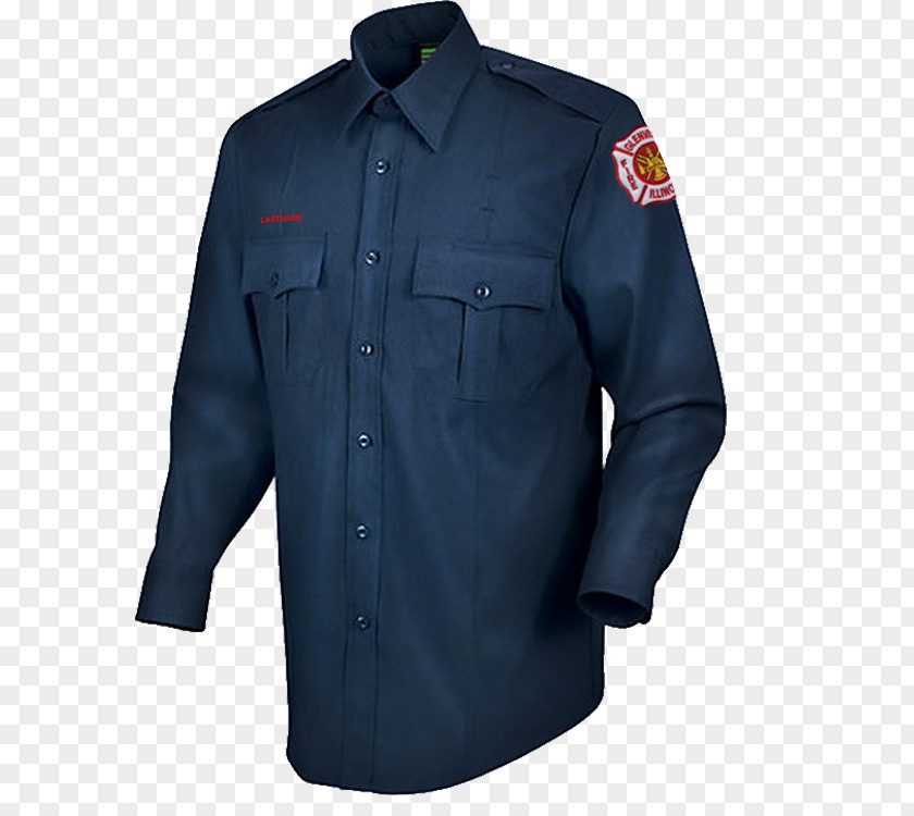 Dress Shirt Electric Blue Navy PNG