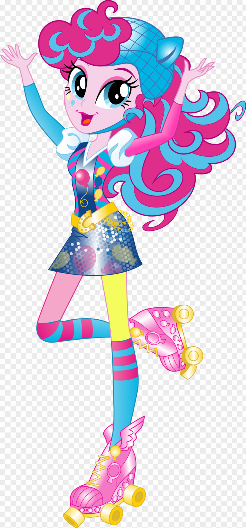 Equestria Girls Fluttershy Doll Box Back Pinkie Pie Rarity My Little Pony: Image Illustration PNG
