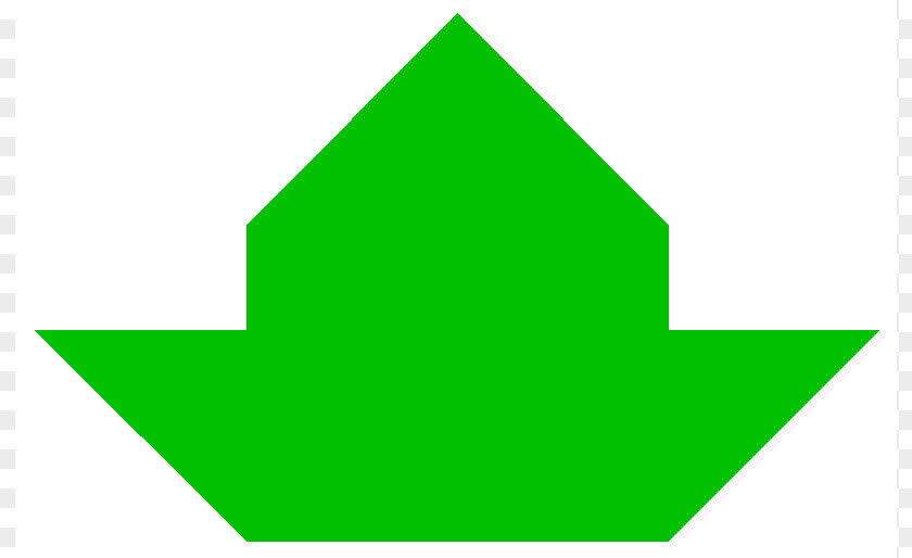 Line Angle Point Green PNG
