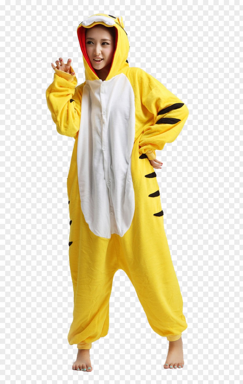 Tiger Onesie Tigger Kigurumi Pajamas PNG