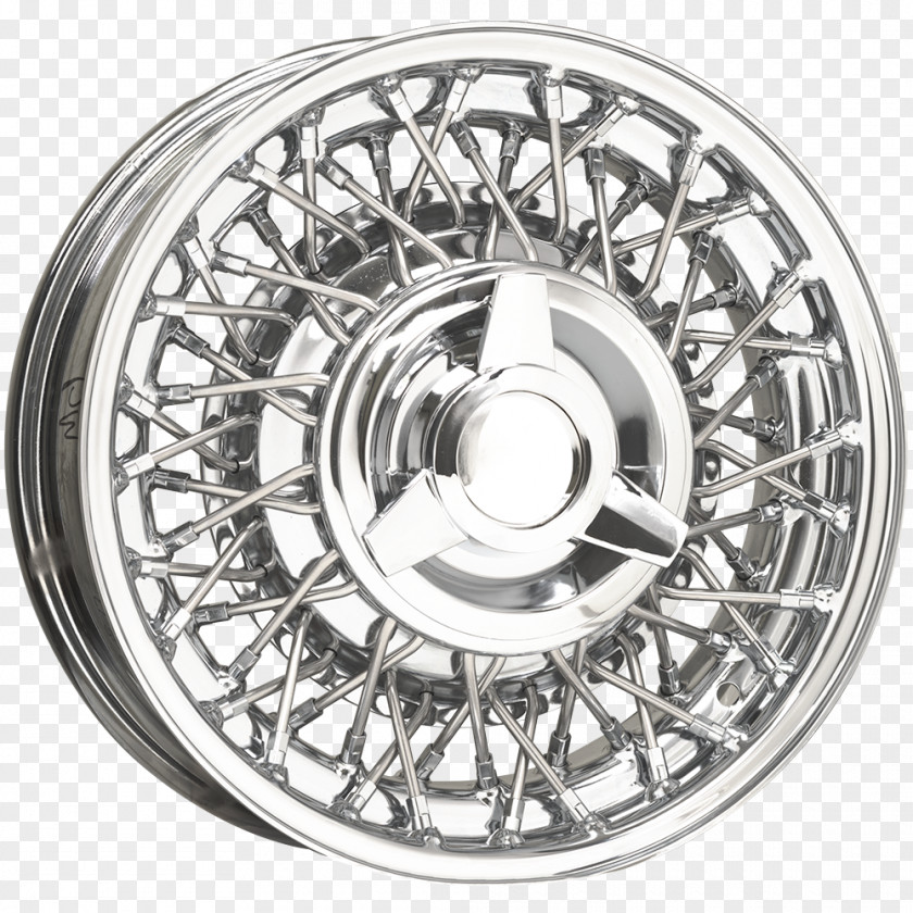 Wire Wheel Alloy Edsel Car Hubcap Spoke PNG