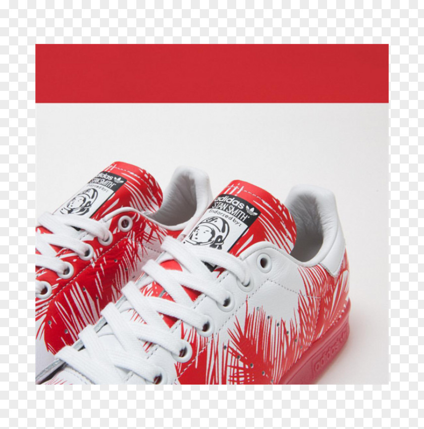 Adidas Stan Smith Sports Shoes Red PNG