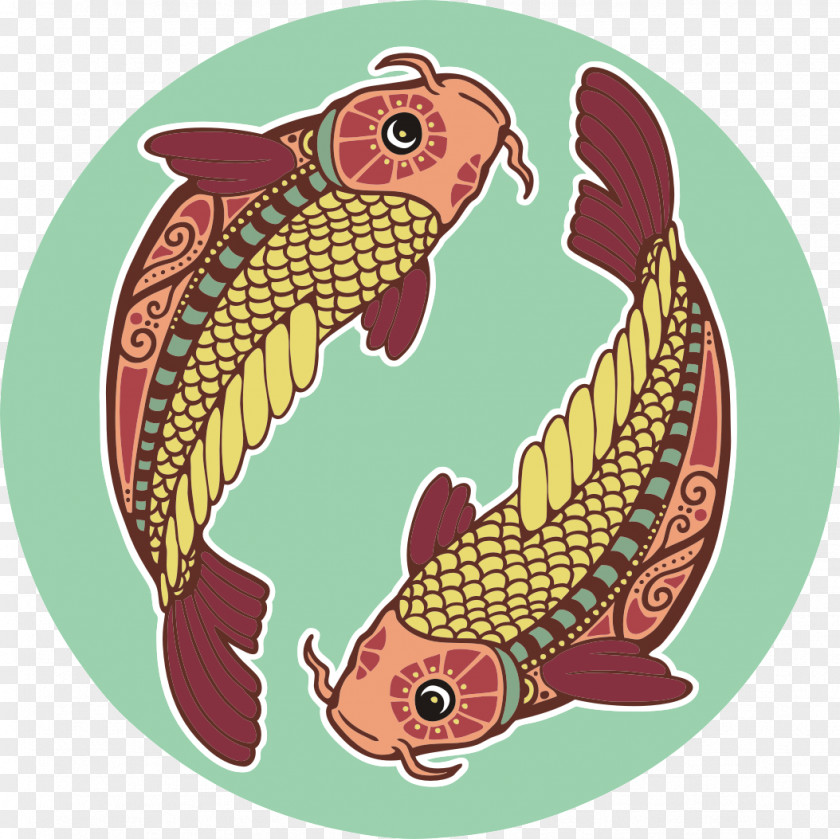 Pisces Horoscope Astrological Sign Zodiac Astrology PNG