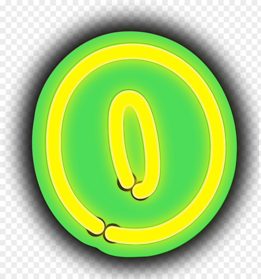 Symbol Yellow Background Green PNG