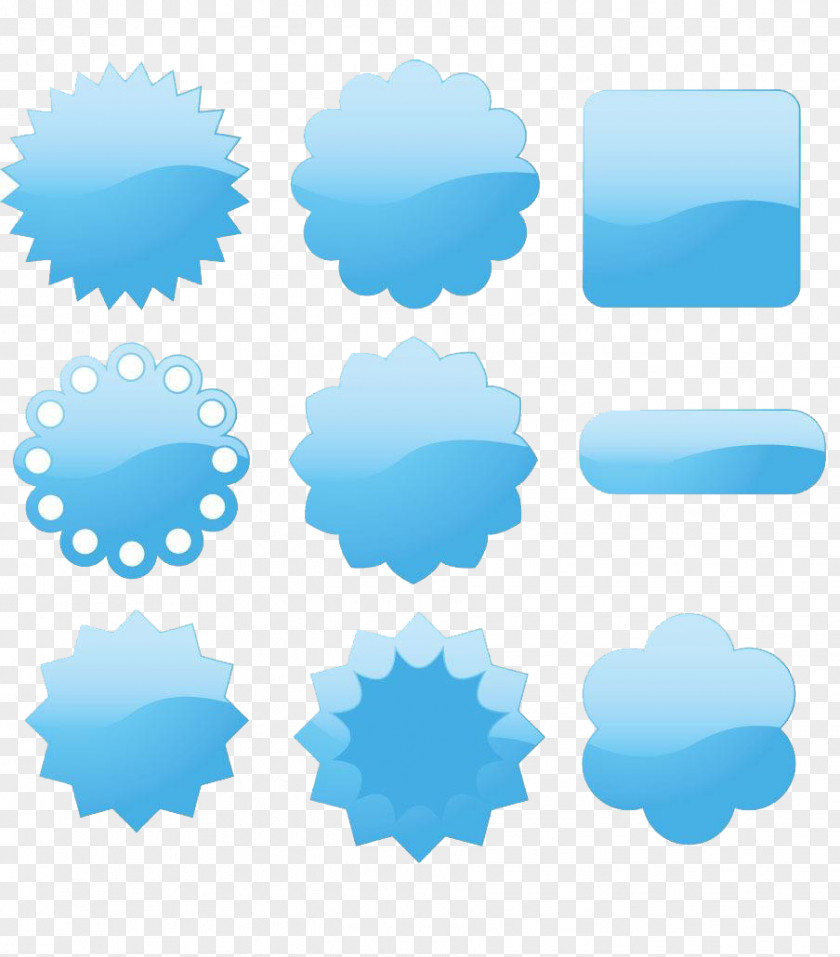 Blue Prompt Button Decorative Pattern Graphic Design Icon PNG