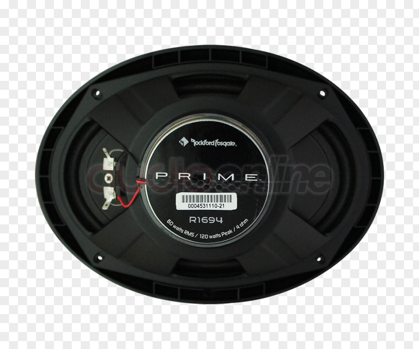 Car Subwoofer Loudspeaker Rockford Fosgate Prime R1682 PNG