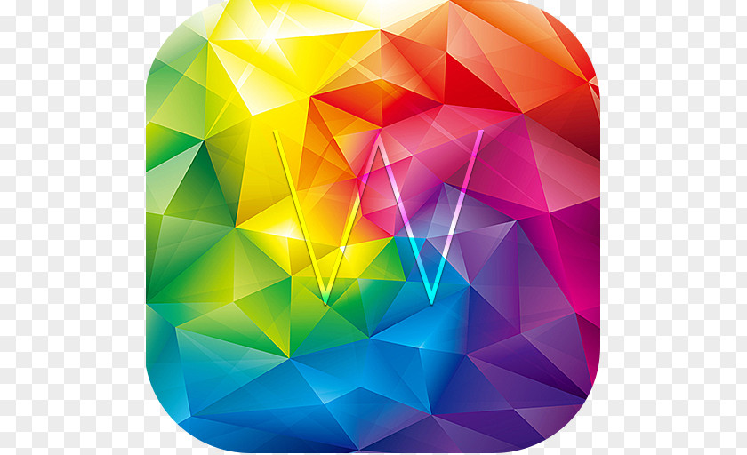 Ipad Bezel Highres Polygon Color Triangle Geometry PNG