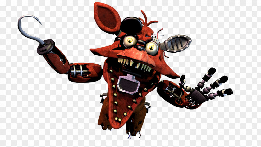 Nightmare Foxy Five Nights At Freddy's 2 4 Minecraft Jump Scare PNG