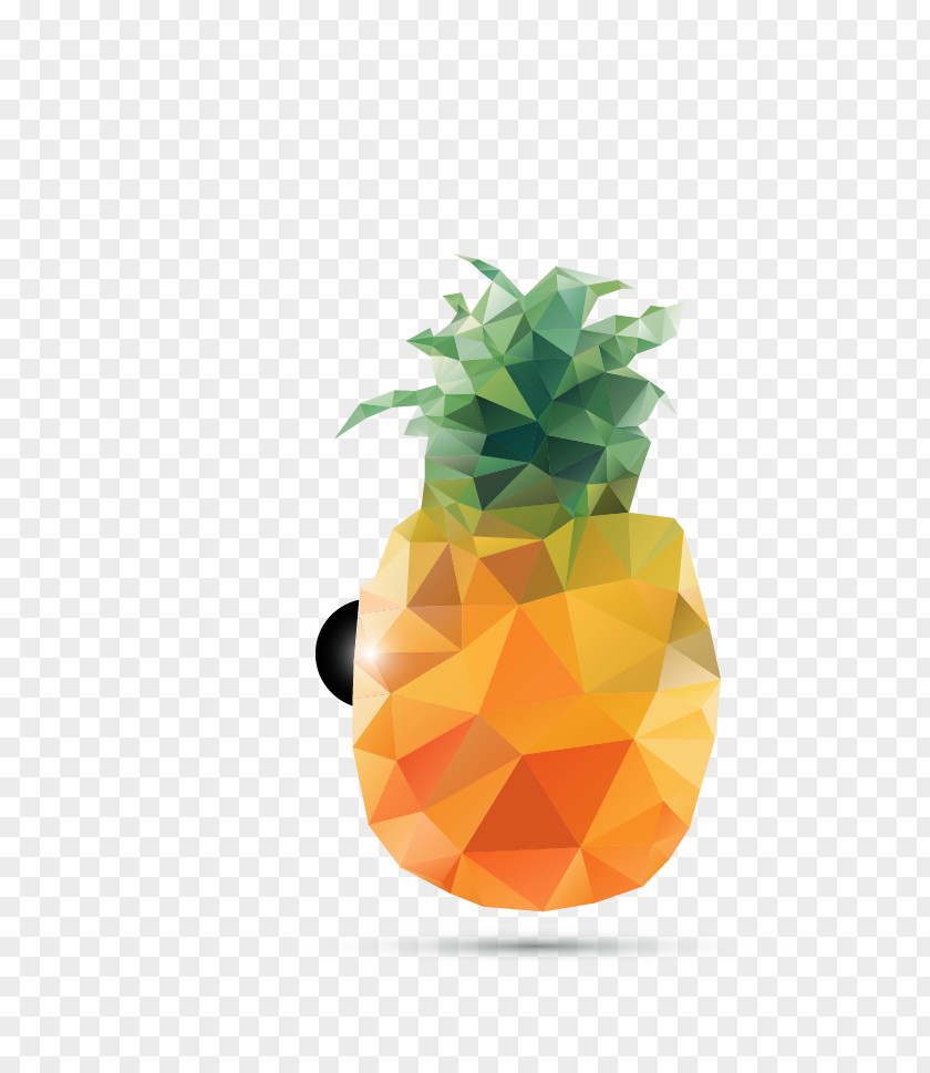 Polyhedron Stand Pineapple Fruit Royalty-free Clip Art PNG