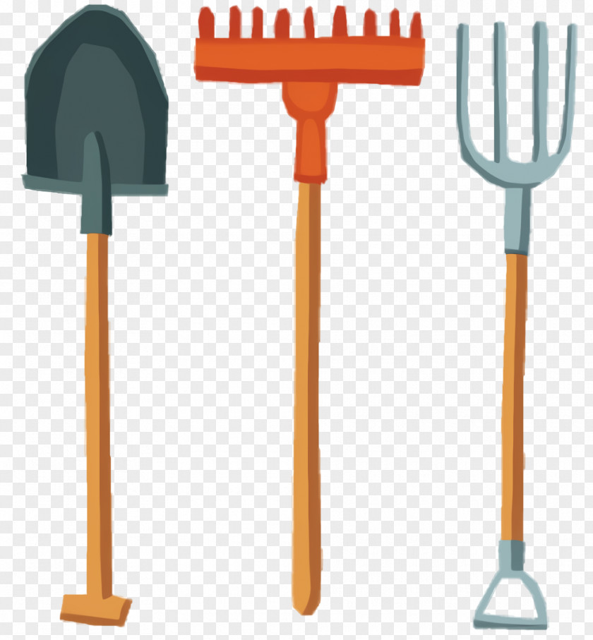 Shovel Mallet Hammer Cartoon PNG