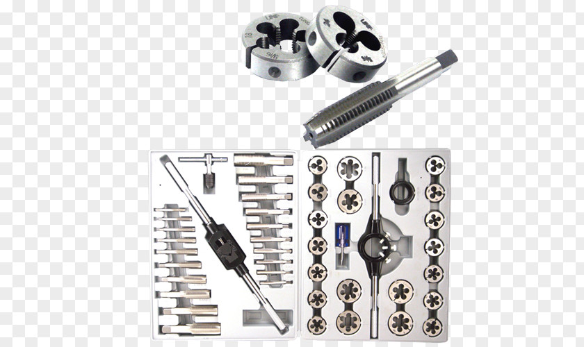 Tap And Die Hand Tool Alloy Steel Threading PNG