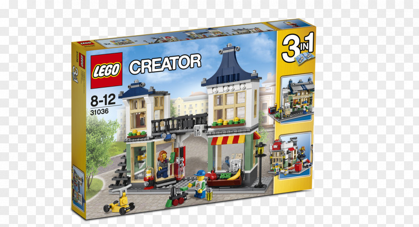 Toy Lego Creator LEGO 31036 & Grocery Shop Shopping PNG